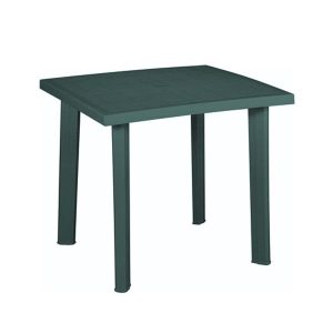 Tavolo Plastica Giardino Fiocco Verde 80x75x72 cm