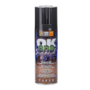 Spray sciogli silicone colla resina catrame mastice etichette 200 ml Faren