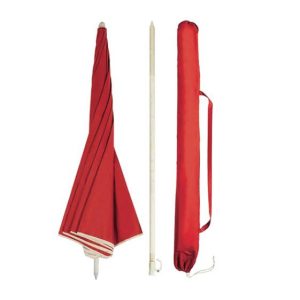Ombrellone spiaggia giardino con borsa tracolla colori assortiti 180 cm Axel
