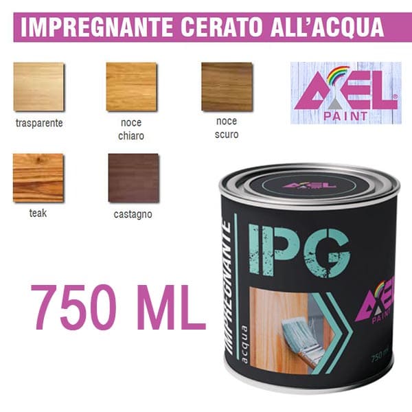 IMPREGNANTE FINITURA EFFETTO CERATO ACQUA 750 ML AXEL