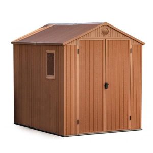 Casetta Giardino DARWIN 6X8 EVOTECH marrone 190x244x221 cm