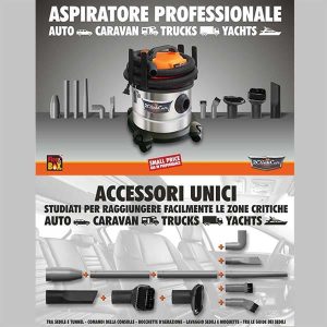 Aspiratore Solidi Liquidi Professionale per Auto 2Click Car 1400 W