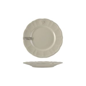 Piatto Celine in ceramica stoneware H&H Grigio Piano / Fondo / Frutta