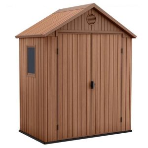 Casetta Giardino DARWIN 6X4 EVOTECH marrone 190x122x221 cm