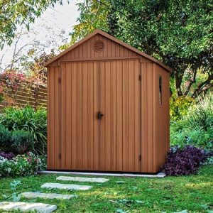 Casetta Giardino DARWIN 6X6 EVOTECH marrone 190x183x221 cm