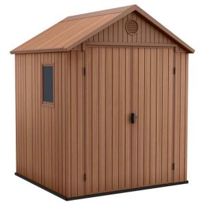 Casetta Giardino DARWIN 6X6 EVOTECH marrone 190x183x221 cm