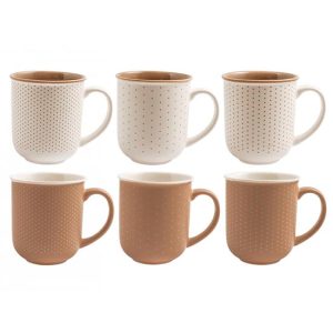 Tazza mug Cinnamon H&H in Porcellana NBC 380 ml decori assortiti