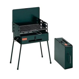Barbecue carbonella pic nic valigetta 32x42x11 cm Ferraboli con griglia