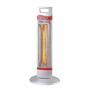 Stufa verticale oscillante con elementi in carbonio 450 900 w