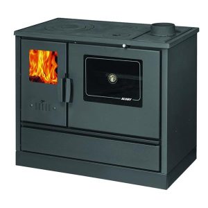 Cucina a Legna Blinky Lina con forno antracite 7,9 KW