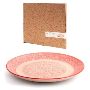 Piatto da Portata in Stoneware decorato Madame H&H 30 CM