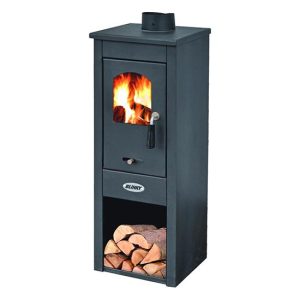 Stufa a legna acciaio Blinky Ekonomik Berna Lux-s Antracite 5,2 KW