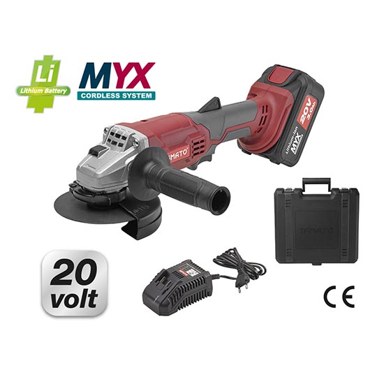 Kit Smerigliatrice angolare batteria 3ah disco 115mm Yamato MYX 20V