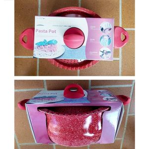 Cuocipasta multifunzione 3in1 Pasta Pot Aeternum rosso 4,7 litri