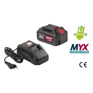 Kit Caricabatterie Universale e Batteria 4Ah Yamato MYX 20V