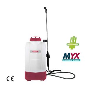Pompa spalla irroratrice a batteria 15 litri 3 bar Yamato MYX 20V