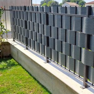 Strisce recinzione polyrattan colori vari 19 cm x 202 cm set 5 pezzi